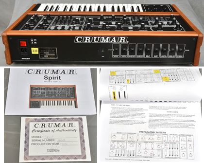 Crumar-Spirit re-issue s/n 186508 (2024)